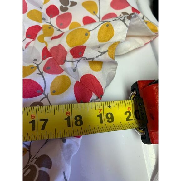 Boden Floral V Neck Cap Sleeves Dress Size 8L - Picture 9 of 10